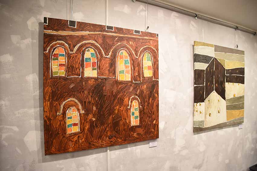открытие выставки «ГРОХОТ ГОРОДА» итальянского живописца Маттео Боато