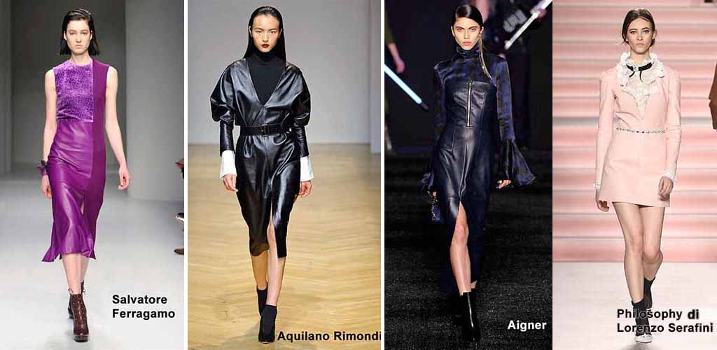 Платья осень-зима 2017-2018 модные тенденции